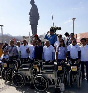 event at Statue of unity - mission