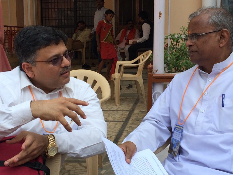 Pranav with Suhas Rao ji at Saksham