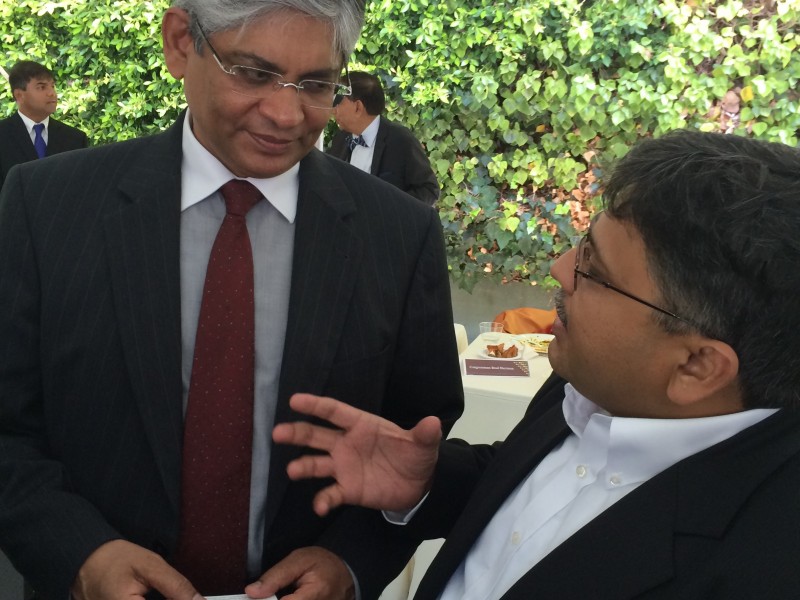 With Ambassador to the US Shri Arun Singh