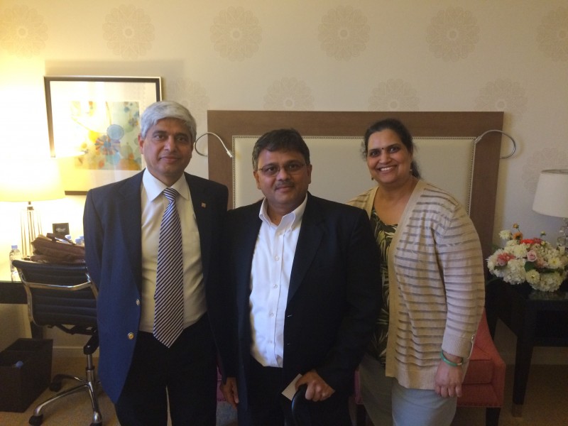 With Shri Vikas Swarup, Spokeperson, Ministry of External Affairs