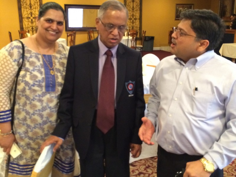 VoSAP founders with Ex- Infosys Chairman Shri Murthy ji in USA