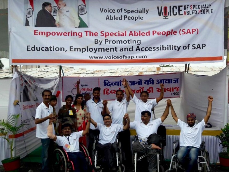 VoSAP booth at Modi ji’s birthday celebrations at Navsari, Gujarat