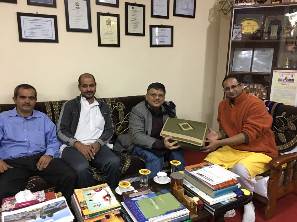 VoSAP Team meets Dr Chinmay Pandya, Gayatri Pariwar