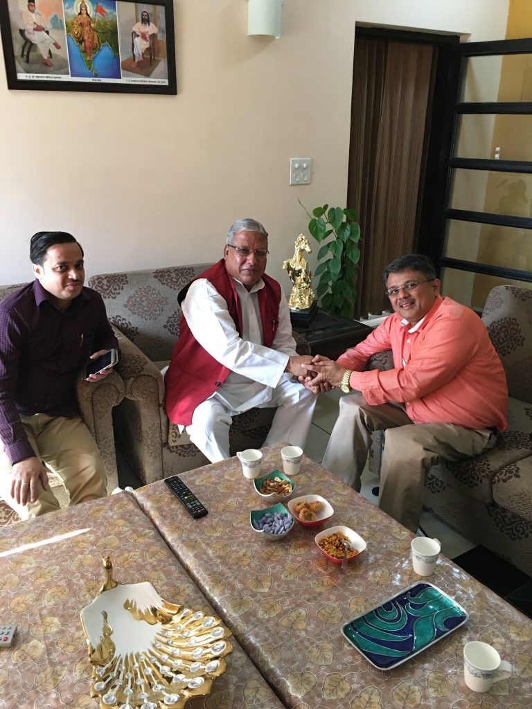 VoSAP Team meets H'ble MP, Meerut, Shri Rajendra ji