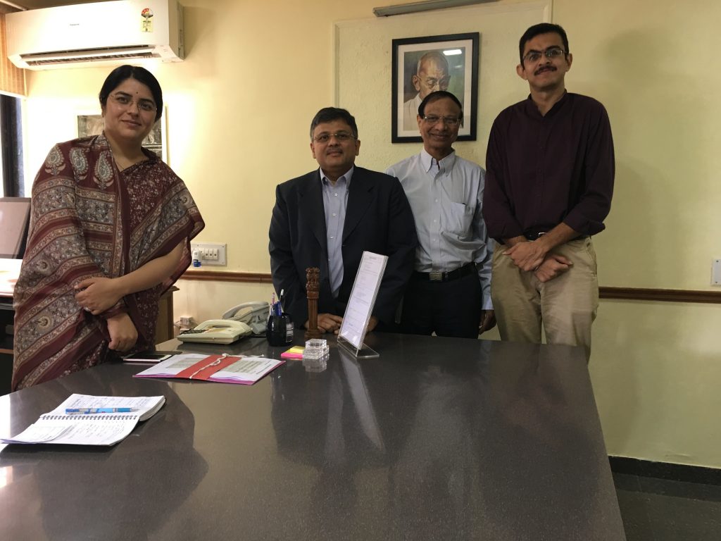 VoSAP Team meets Collector, Ahmedabad, Ms Avantika ji