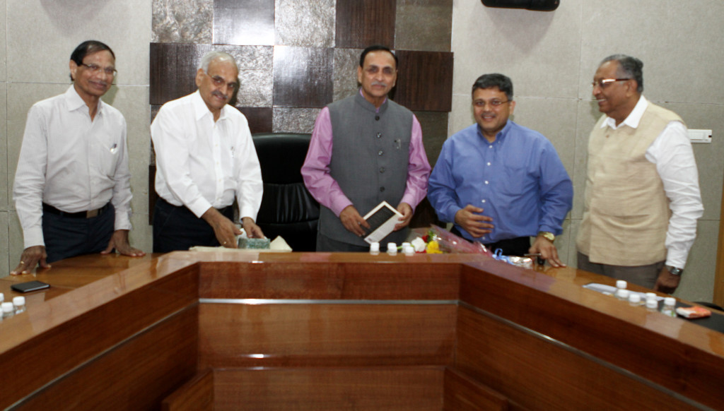 VoSAP Team meeting with H'ble CM, Gujarat Shri Vijay Rupani ji