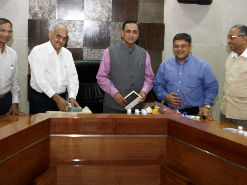 VoSAP Team with H’ble CM, Gujarat, Shri Vijay Rupani ji