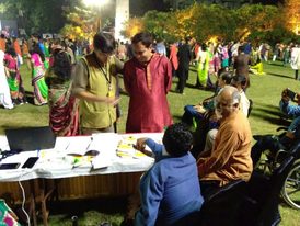 VoSAP Booth at famous LAA Garba, Ahmedabad