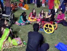 VoSAP Promoting Inclusive Garba  at LAA, Ahmedabad