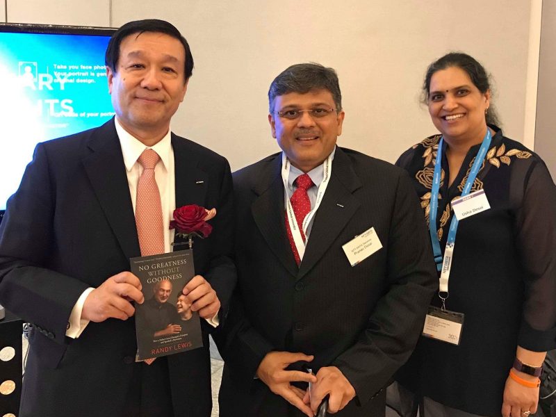 VoSAP  founders with President and CEO of NTT DATA Corp, Japan