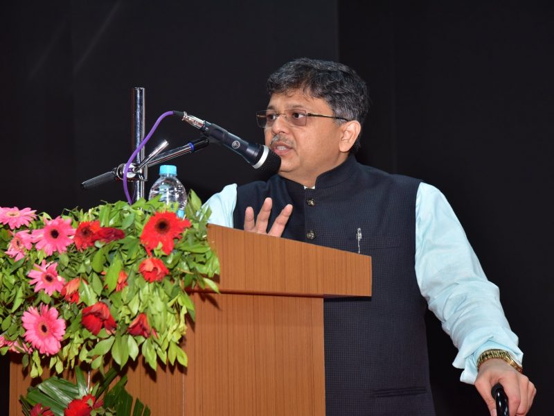 Pranav Desai addressed International Conference at BAOU