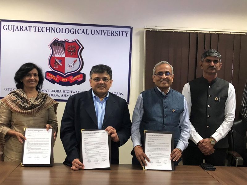 VOSAP signs MoU with Gujarat Tech University and LD Engg College