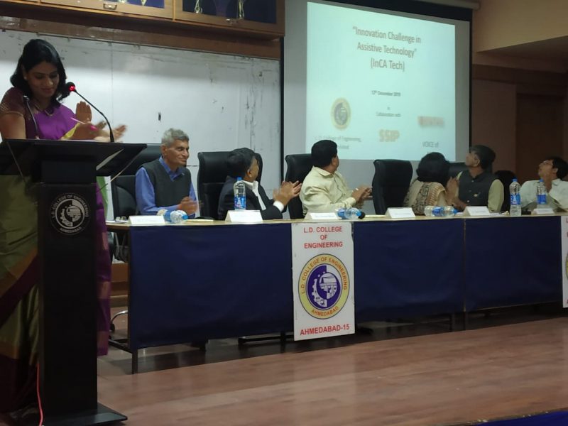 VOSAP & LD Engg College launched Innovation Challenge in Assistive Tech (Click for Photos)