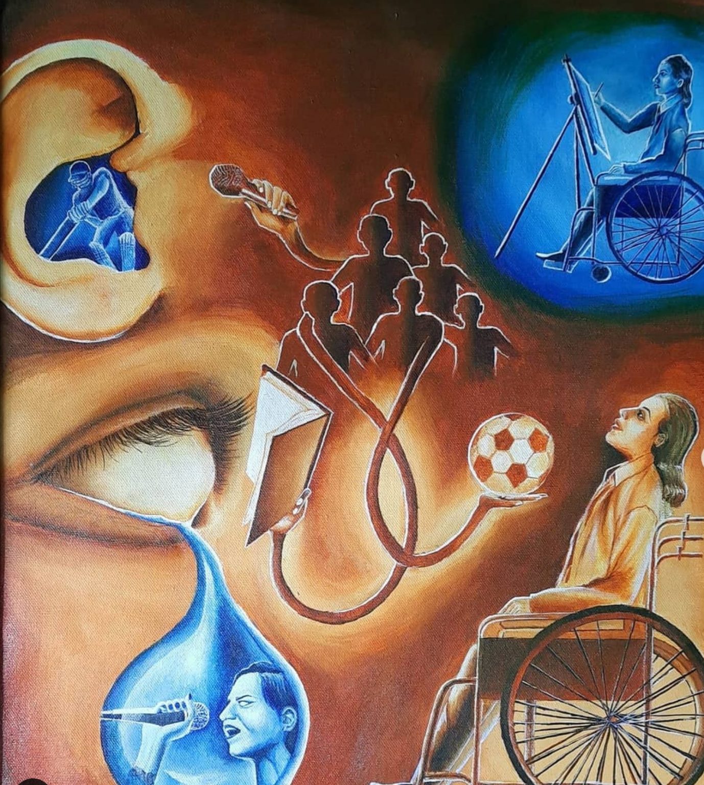 Painting - Disability