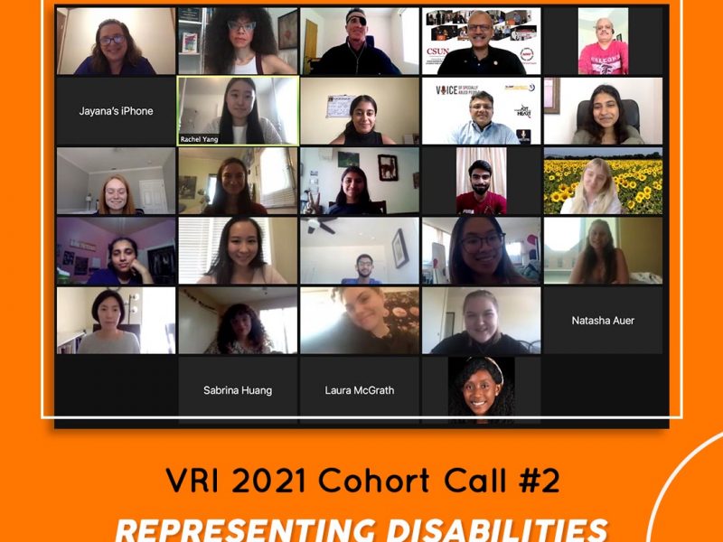 VRI Cohort Call#2 Various disability experts from US joined the call