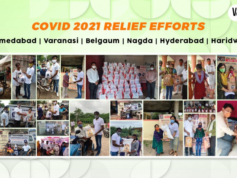 VOSAP helped divyangjan in 6 different cities during Covid19 2nd wave