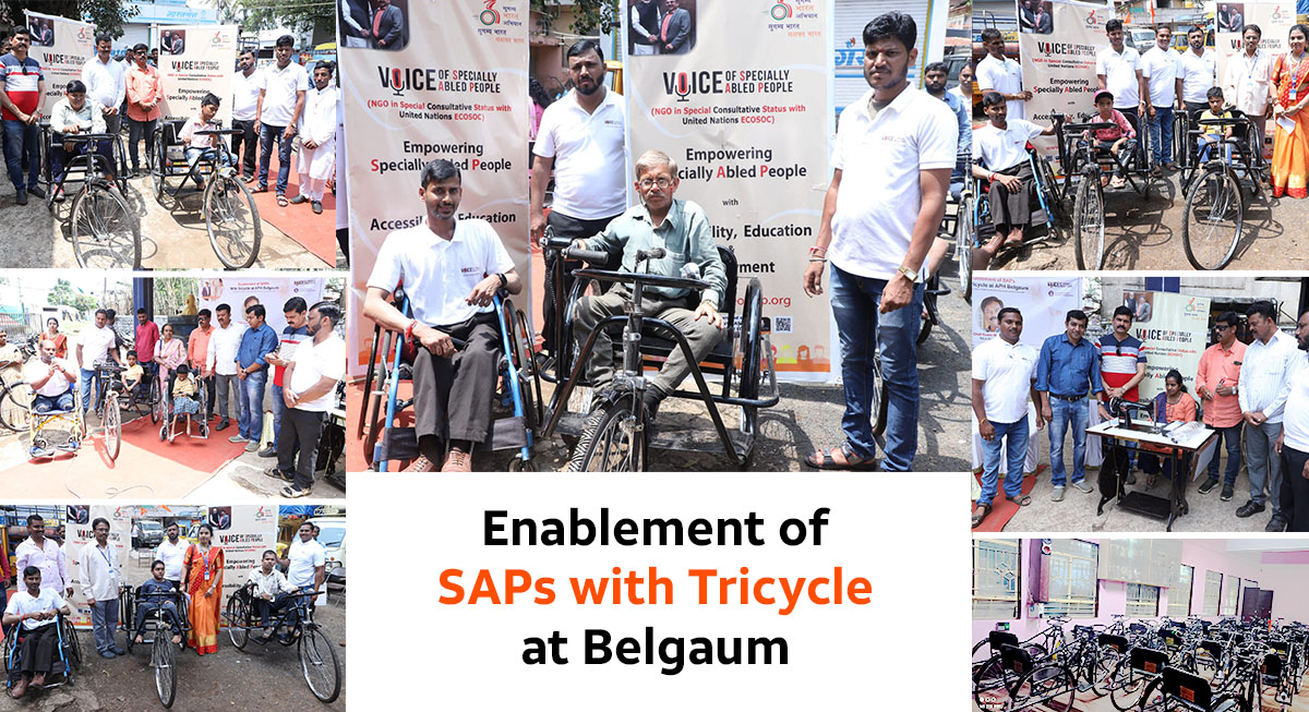 Enablement of SAPs with Tricycle at Belgaum