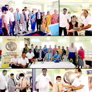 Enablement of 50 VI students with Smartcane at Hyderabad august 2022