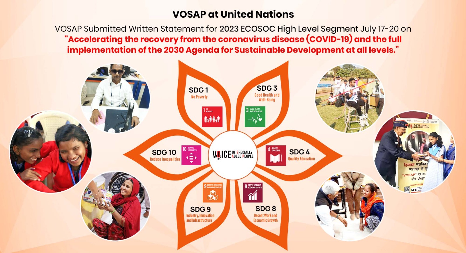 VOSAP’s Statements at UN from 2018-2023
