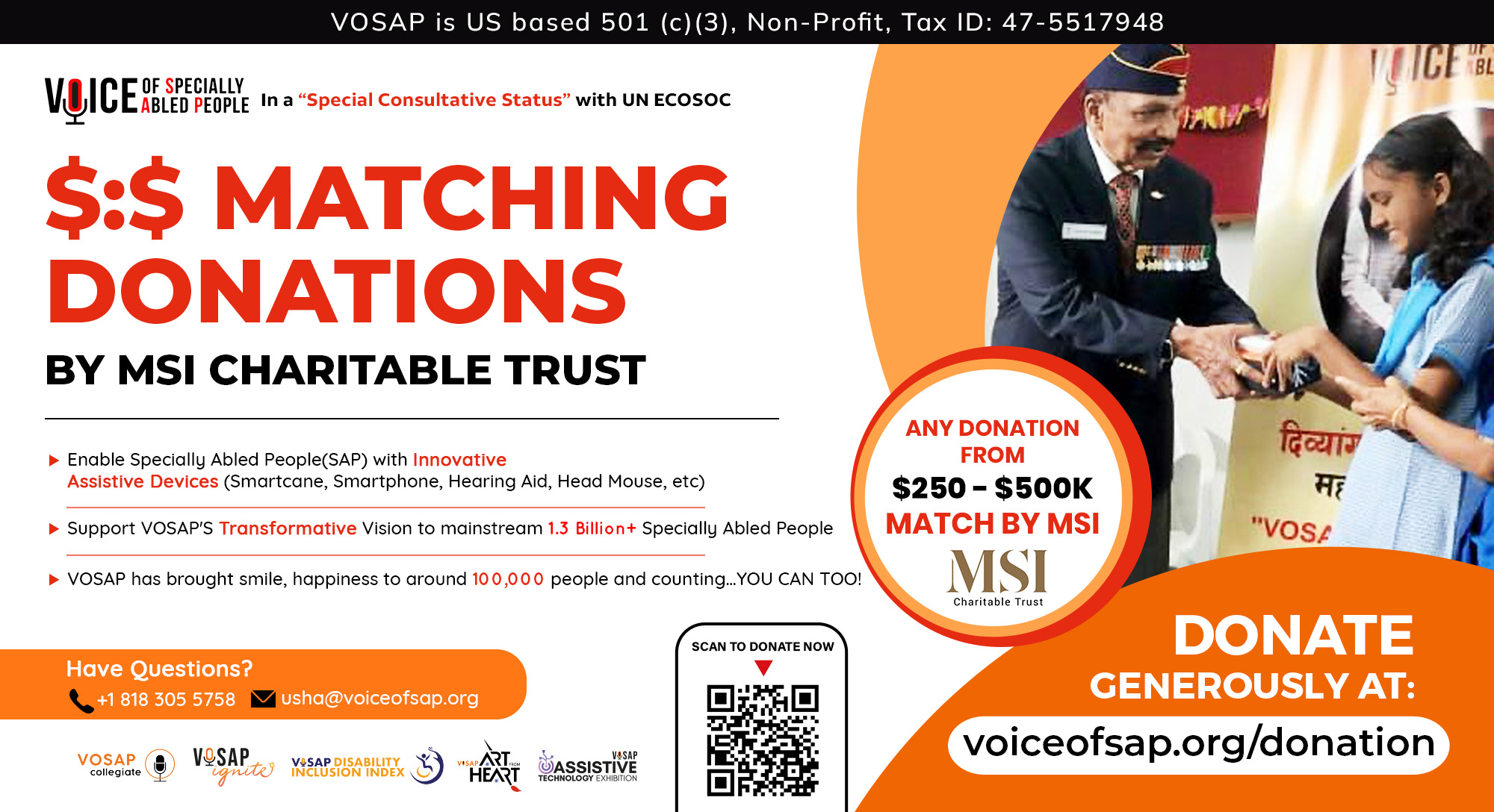 Double Your Impact with Matching Donation