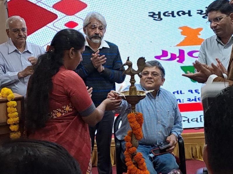 VOSAP Founder with the Chief Election Commissioner of Gujarat.