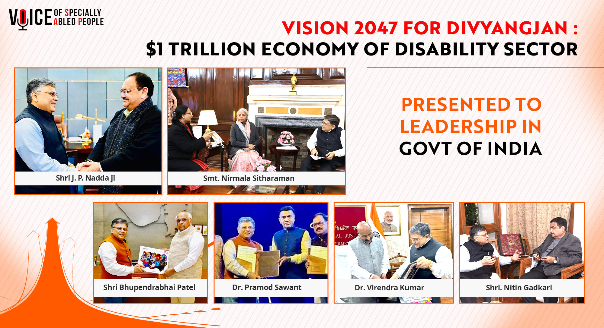 Vision 2047 for Divyangjan presented to Leadership in Government of India