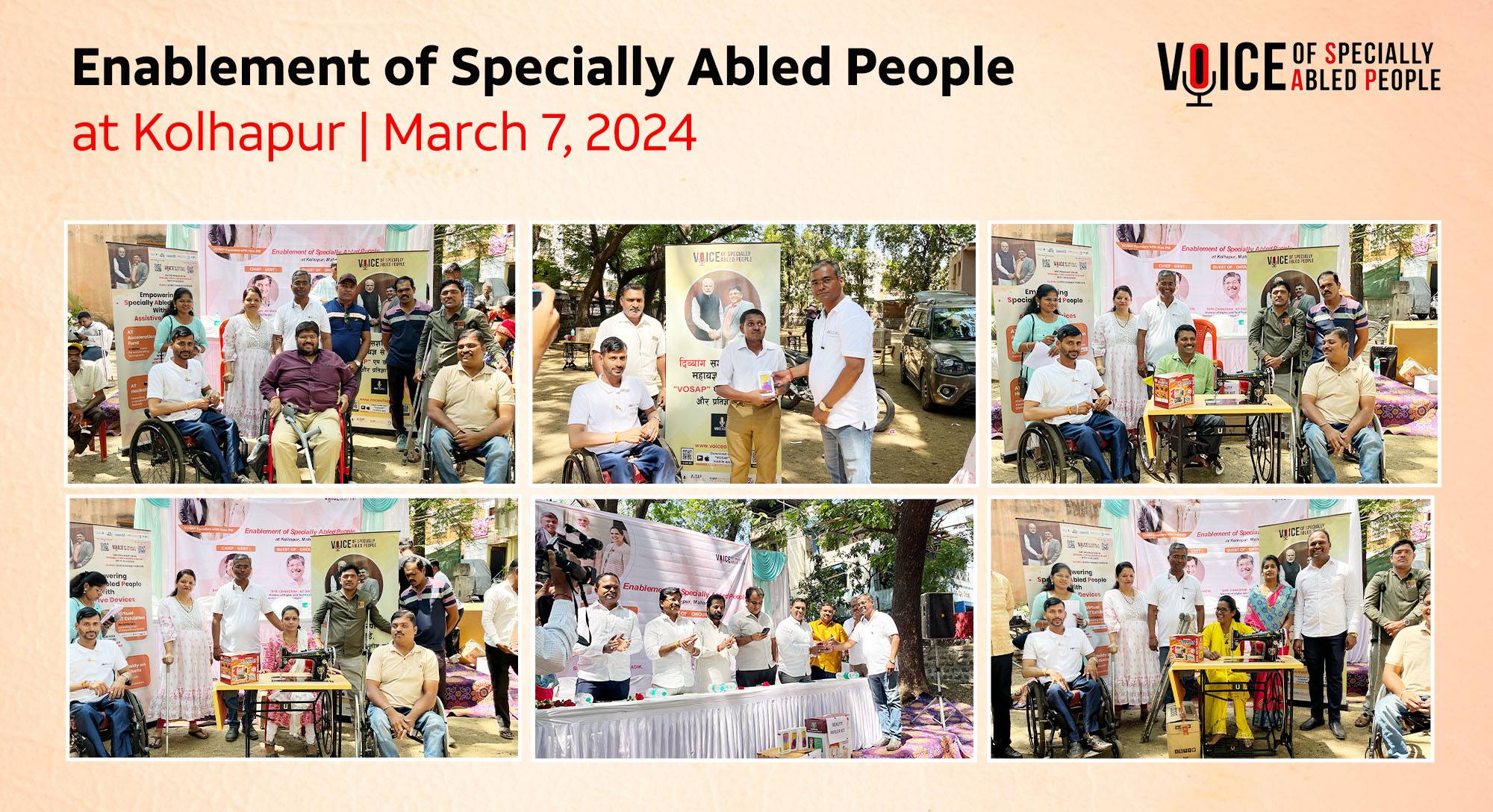 Enablement of Specially Abled People at Kolhapur  March 07, 2024