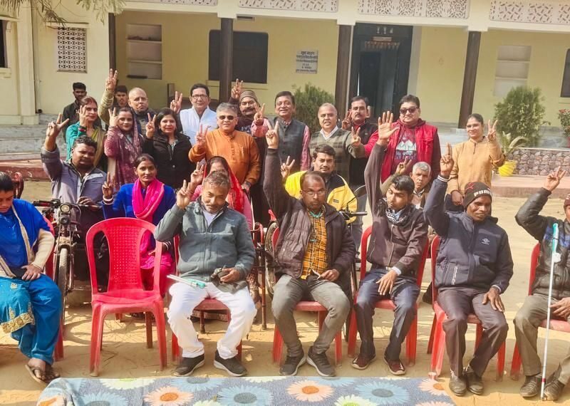 To meet VOSAP beneficiaries VOSAP Founder visits Harraiya Village, Basti, UP