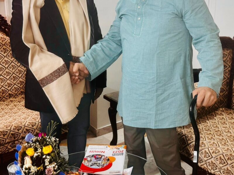 VOSAP Founder met with Commissioner of Gujarat