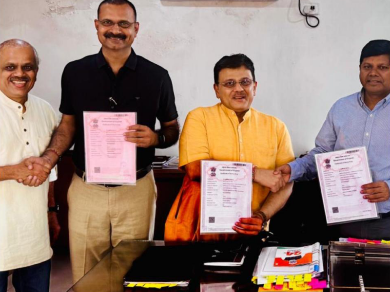 VOSAP Founder Signs Historic MoU with Government of Gujarat in Meeting with Hon’ble CM